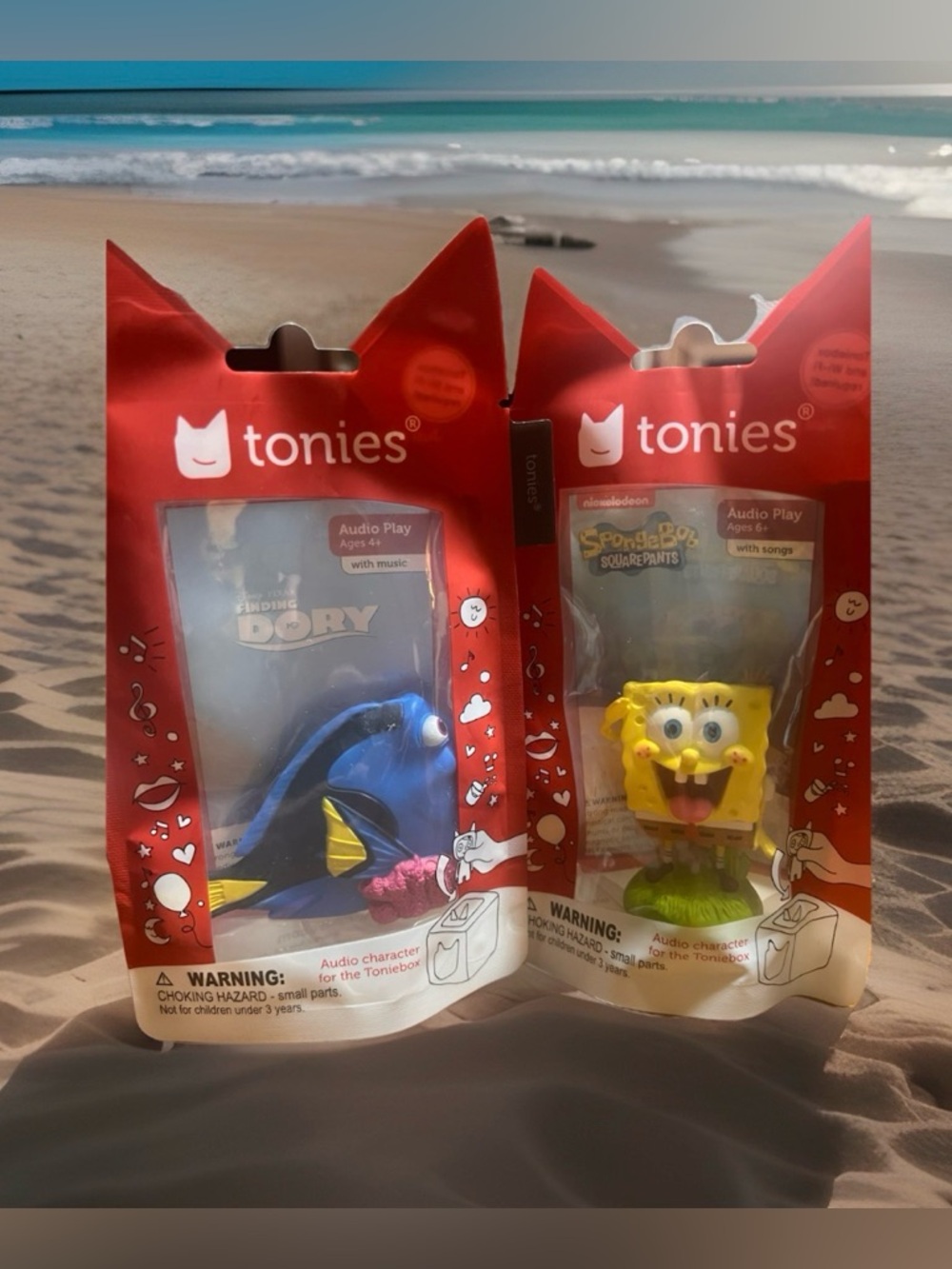 Tonies Characters Bundle - Finding Dory & SpongeBob Brand New Pixar Nickelodeon